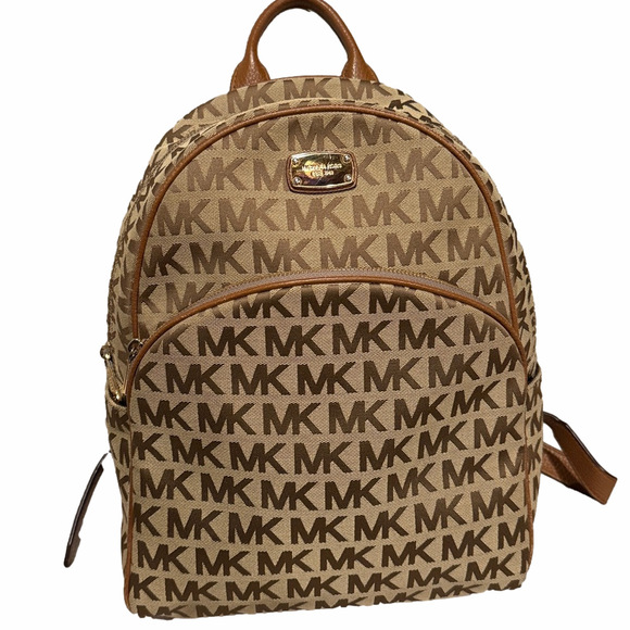 Backpack Brown Michael Kors Abbey Medium Backpack Michael Kors Bags Michael  Kors Abbey Medium Pebbled Leather